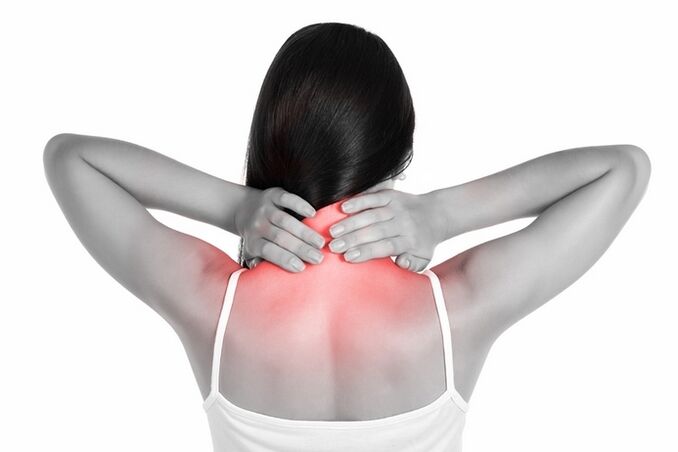Bolečine v vratu z osteohondrozo