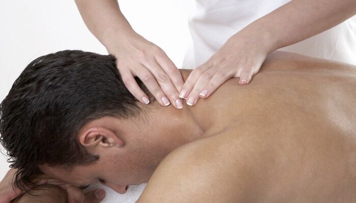 masaža za osteohondrozo hrbtenice